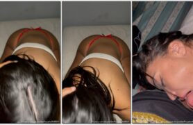 Alycia Ribeiro fudendo gostoso oral de quatro na cama