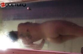 Assista aos vídeos da Erica Moutinho tomando banho sem roupa